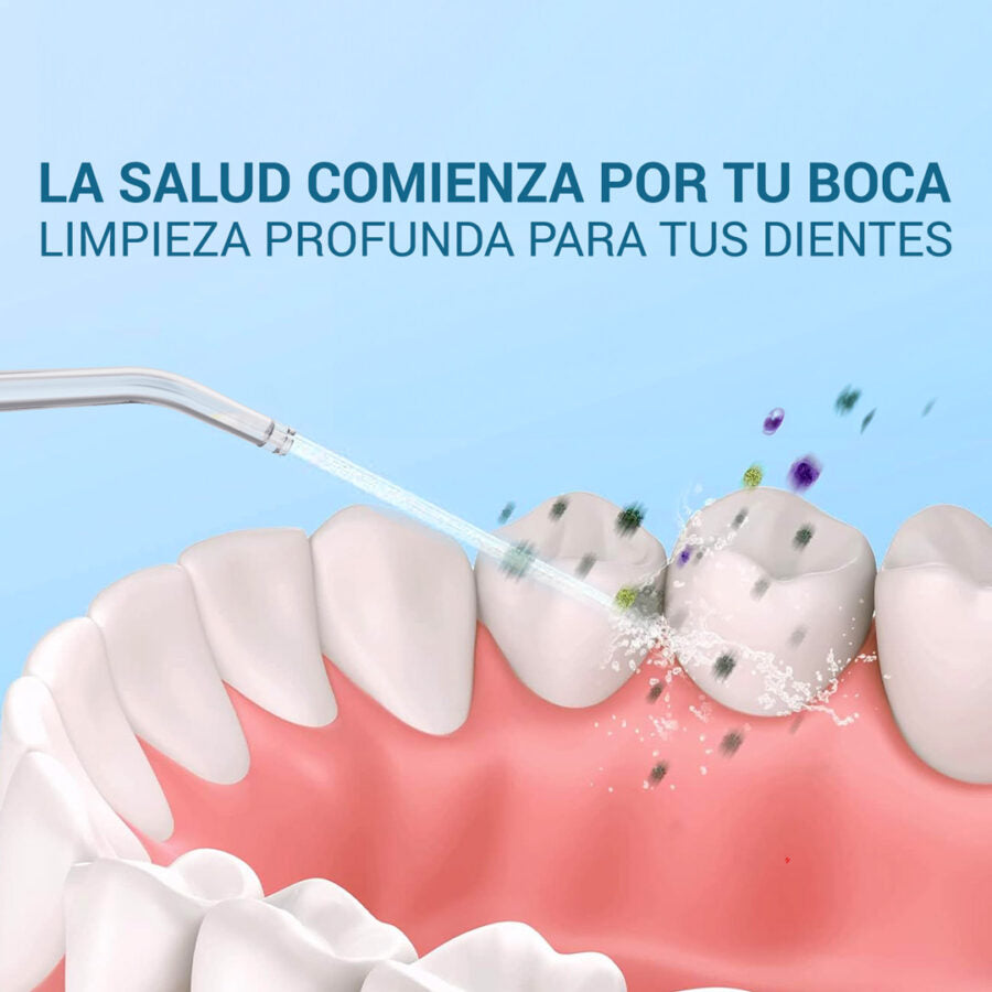 Irrigador dental ideal para una limpieza profunda, mal aliento y gingivitis