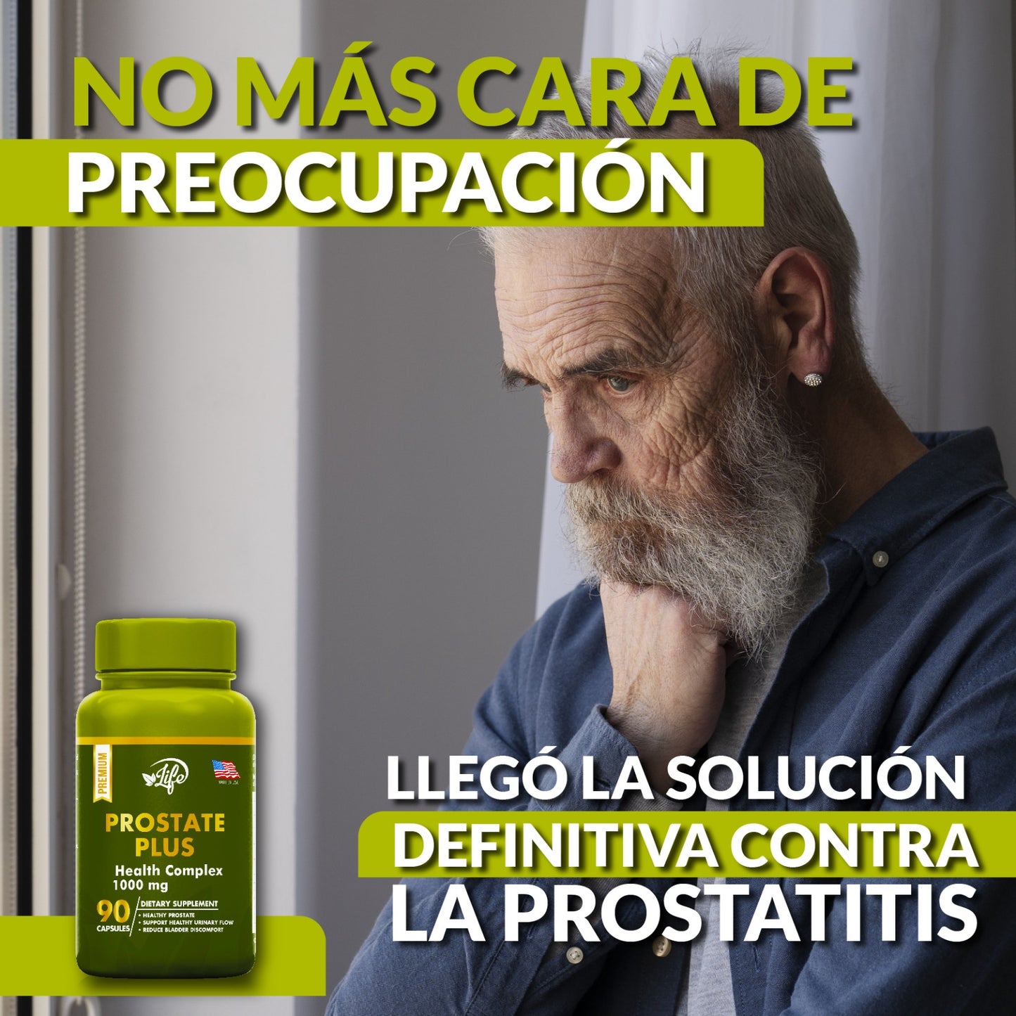 Recupera tu bienestar masculino con PRÓSTATE PLUS