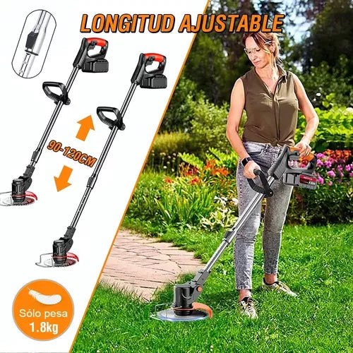 Cortacésped eléctrico poda tu jardín con un profesional
