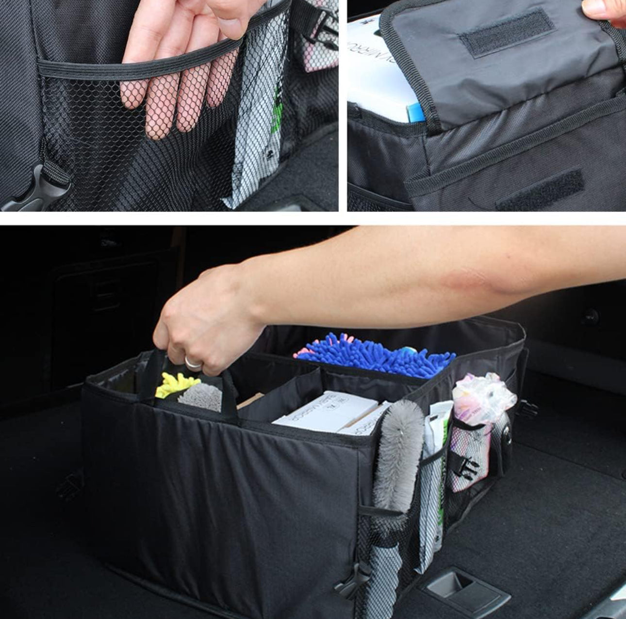 Organizador plegable para baúl carro (Para sol totalmente Gratis) por la compra