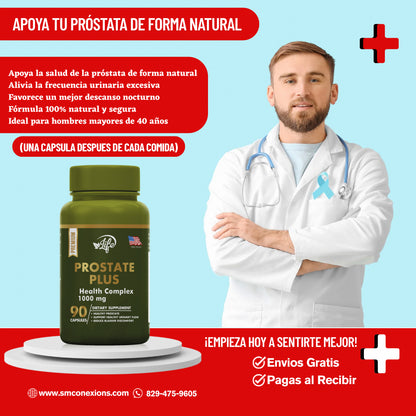 Recupera tu bienestar masculino con PRÓSTATE PLUS