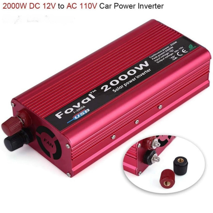 Convertidor de 12V a 110V de 2000W