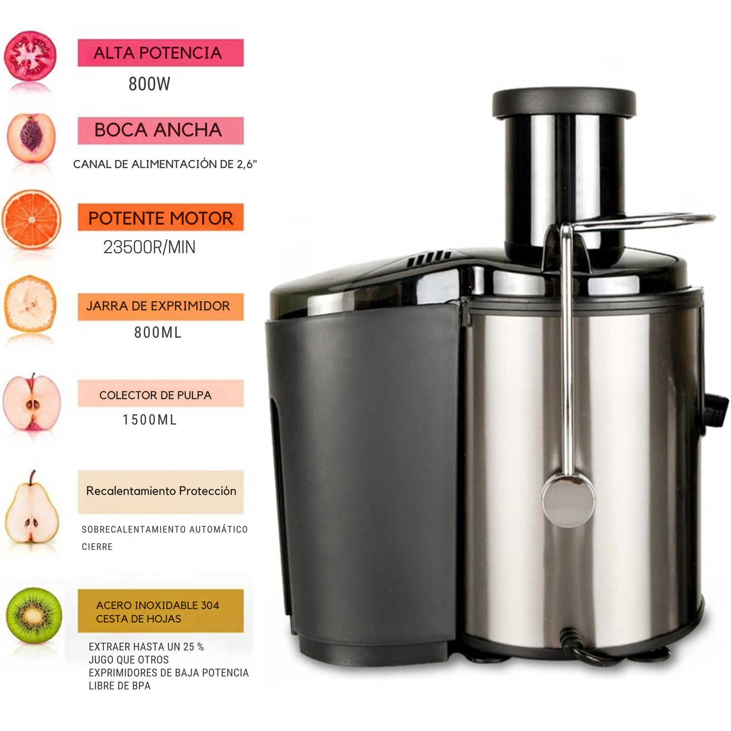 Extractor de jugo Sokany