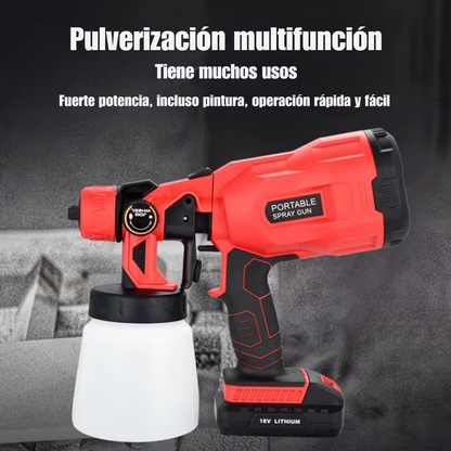 Pistola portátil para pintar de 48v