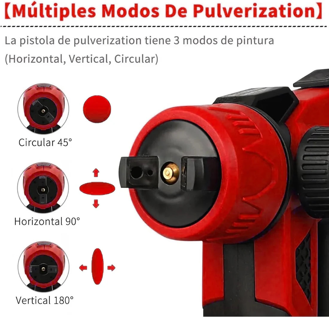 Pistola portátil para pintar de 48v