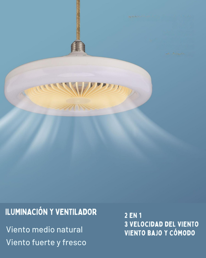 Abanico con led aromatizante