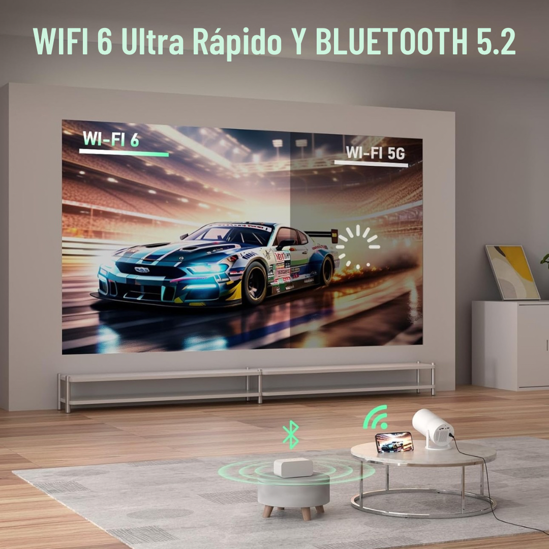 Proyector Android 11 4K 1280*720P Proyector HY300 Pro