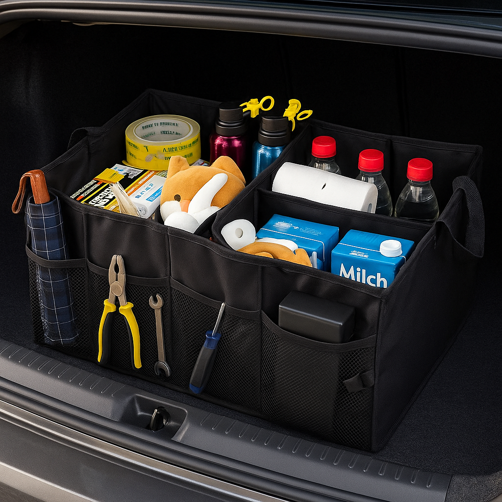 Organizador plegable para baúl carro (Para sol totalmente Gratis) por la compra