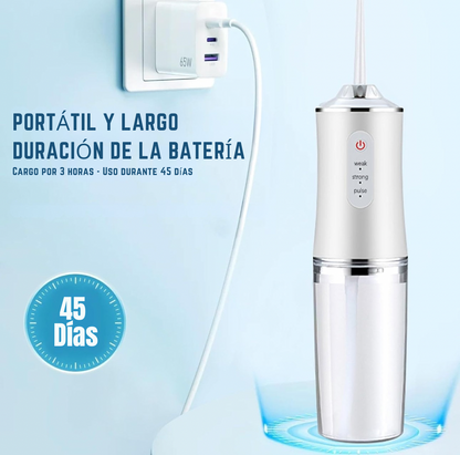 Irrigador dental ideal para una limpieza profunda, mal aliento y gingivitis