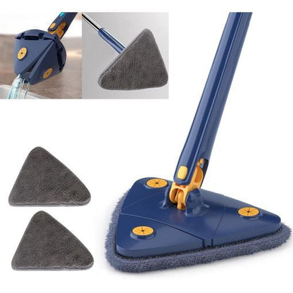 Trapeador EasyCleaner® triangular giratorio 360 grados.