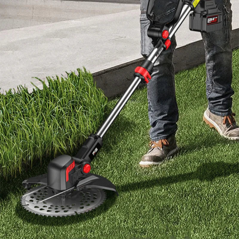Cortacésped eléctrico poda tu jardín con un profesional